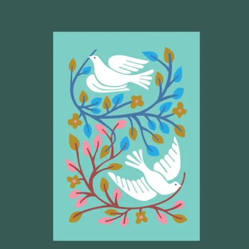 Greetings card - Doves