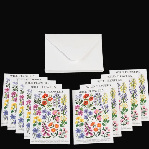 Greetings cards (pack of 10) - Wild Flowers