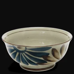Japanese porcelain ramen bowl 18cm - Flower