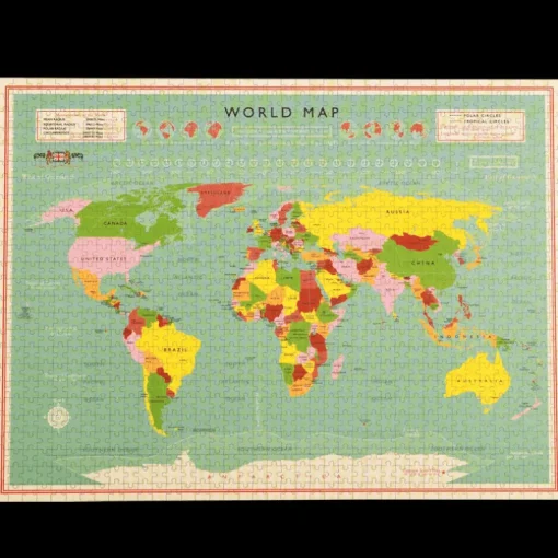 Jigsaw puzzle (1000 pieces) - World Map