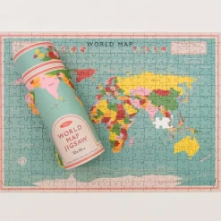 Jigsaw puzzle in a tube (300 piece) - World Map