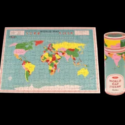 Jigsaw puzzle in a tube (300 piece) - World Map
