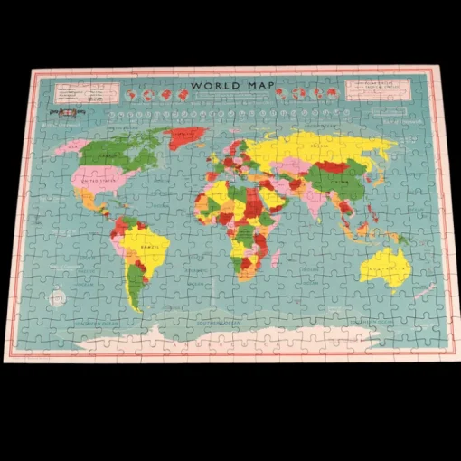 Jigsaw puzzle in a tube (300 piece) - World Map