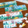 Jigsaw puzzles (4 x 12 pieces) - Seasons