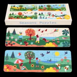 Jigsaw puzzles (4 x 12 pieces) - Seasons
