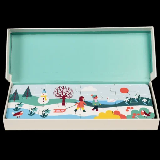 Jigsaw puzzles (4 x 12 pieces) - Seasons