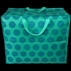 Jumbo storage bag - Spotlight blue on turquoise