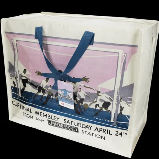 Jumbo storage bag - TfL Vintage Poster "Cup Final"