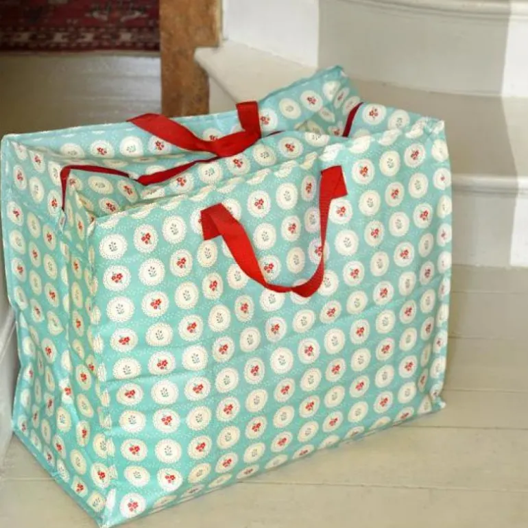 Jumbo storage bag - Vintage Doily