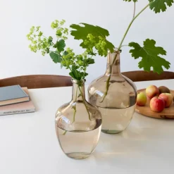 Large bottle vase (31cm) - Amber