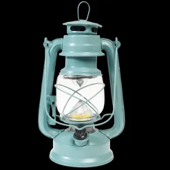 LED hurricane lantern - Light Blue
