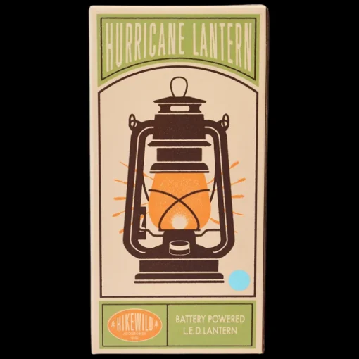 LED hurricane lantern - Light Blue