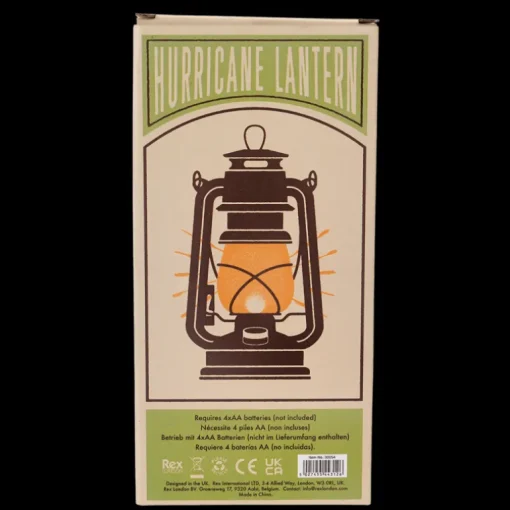 LED hurricane lantern - Light Blue