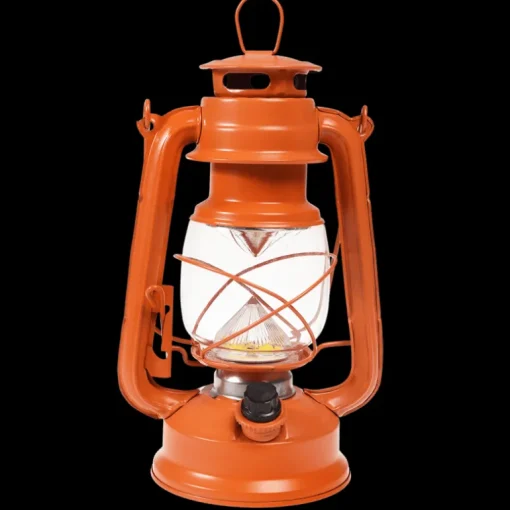 LED hurricane lantern - Orange