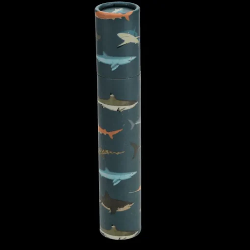 Long tube of colouring pencils - Sharks