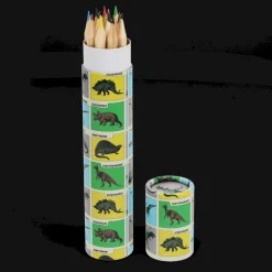Long tube of colouring pencils - Prehistoric Land