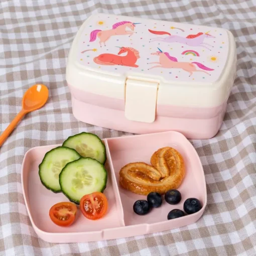 Lunch box with tray - Unicorn