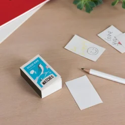 Matchbox size notepad - Desert Bird