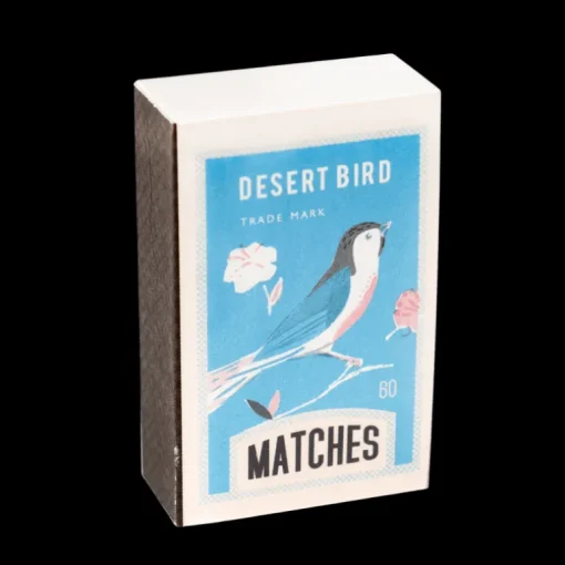 Matchbox size notepad - Desert Bird