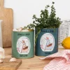 Medium storage tins (set of 2) - Lewis and Herb