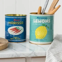 Medium storage tins (set of 2) - LEMONS & HARISSA