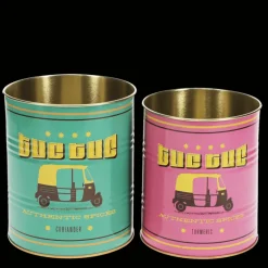 Medium storage tins (set of 2) - Tuc-tuc