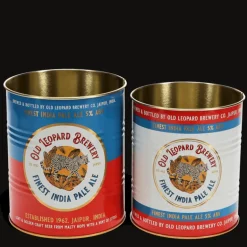 Medium storage tins (set of 2) - Old Leopard Brewery