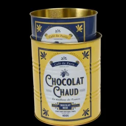 Medium storage tins (set of 2) - Cafe de Paris