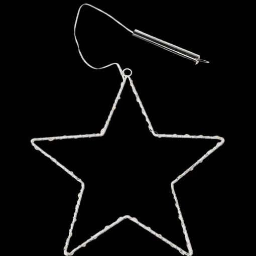 Metal star LED light - 30cm