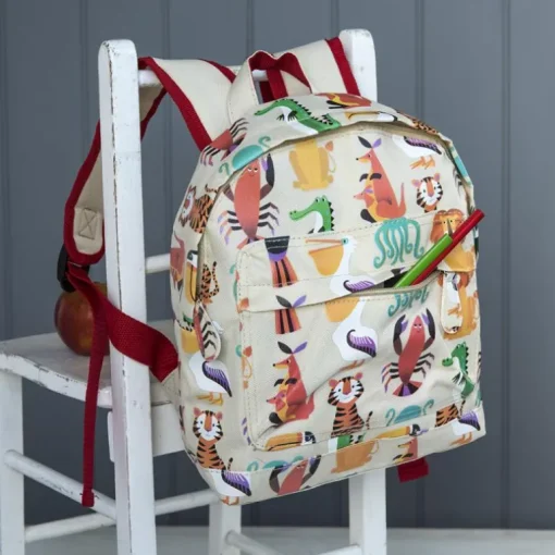 Mini children's backpack - Colourful Creatures