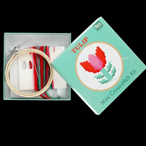 Mini cross-stitch kit - Tulip