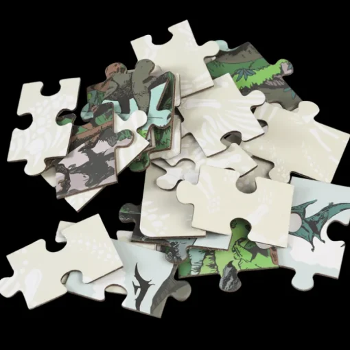 Mini jigsaw puzzle - Prehistoric Land