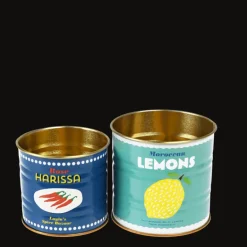 Mini storage tins (set of 2) - LEMONS & HARISSA
