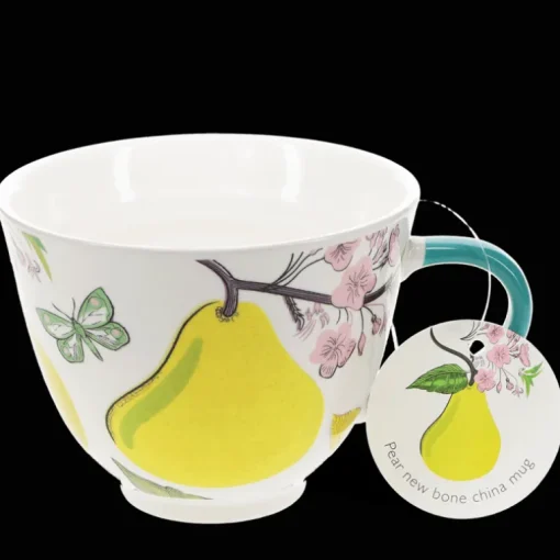 New bone china mug 550ml - Pear