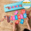 Number floor puzzle (16 pieces) - Sausage Dog