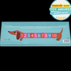 Number floor puzzle (16 pieces) - Sausage Dog