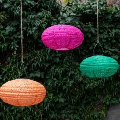 Outdoor solar UFO lantern - Orange