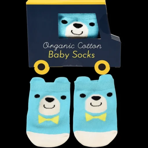Pair of baby socks - Blue bear