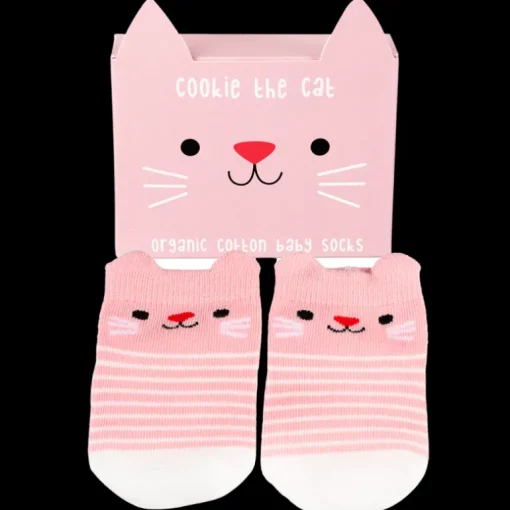 Pair of baby socks - Cookie the Cat