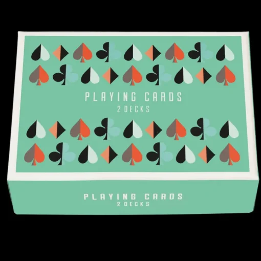 Playing cards in a box - Two decks