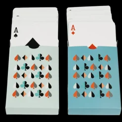 Playing cards in a box - Two decks