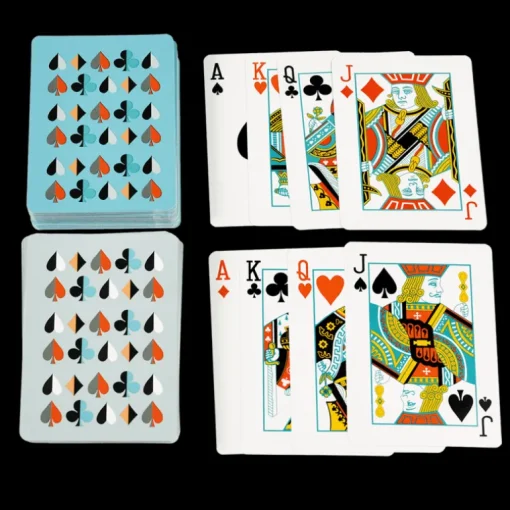 Playing cards in a box - Two decks
