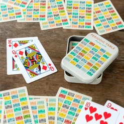 Playing cards in a tin - Periodic Table
