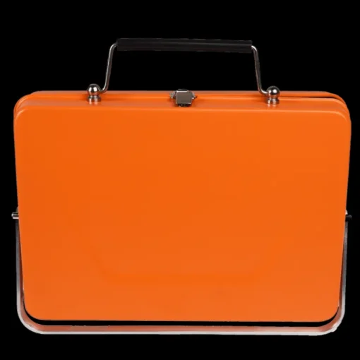Portable suitcase BBQ - Burnt orange
