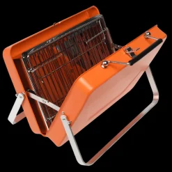 Portable suitcase BBQ - Burnt orange