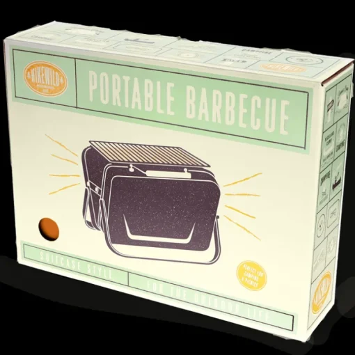 Portable suitcase BBQ - Burnt orange