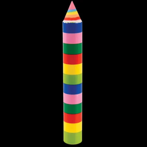 Rainbow pencil eraser