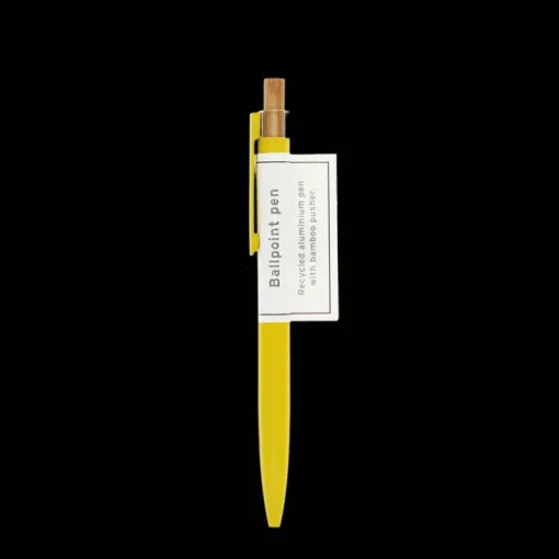 Recycled ballpoint pen - Yellow