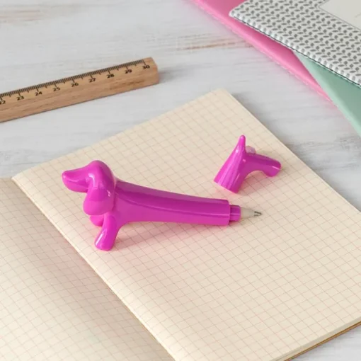 Sausage dog shaped pen - Pink