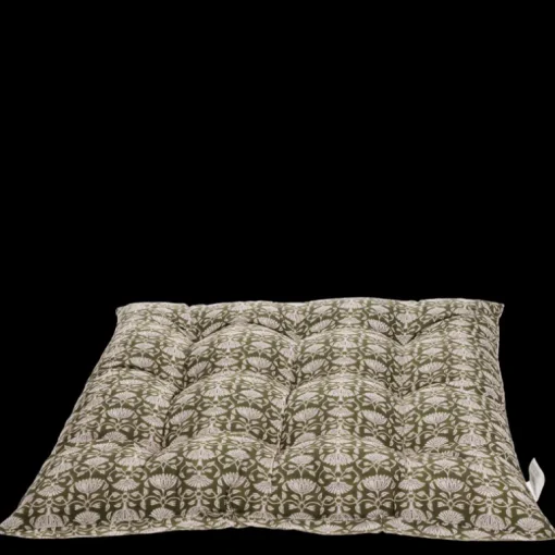 Seat pad cushion (37x37cm) - Brown lily